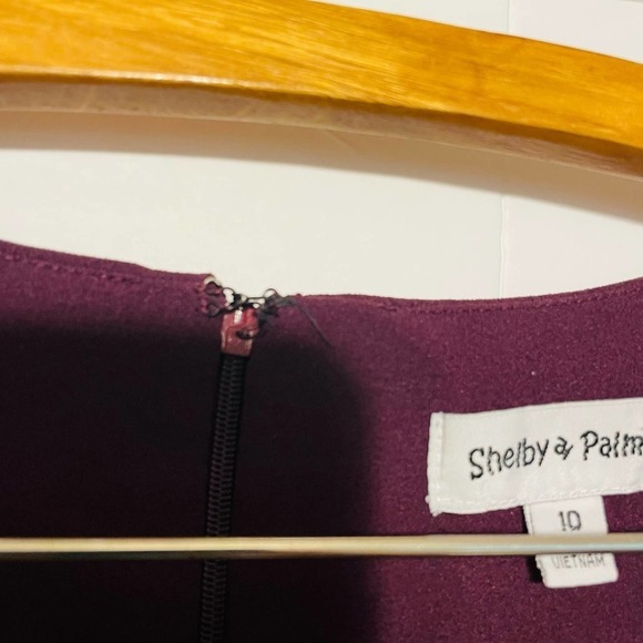 Shelby & Palmer dress, Medium size 10, Puff sleeves to elbow. - Picture 6 of 8